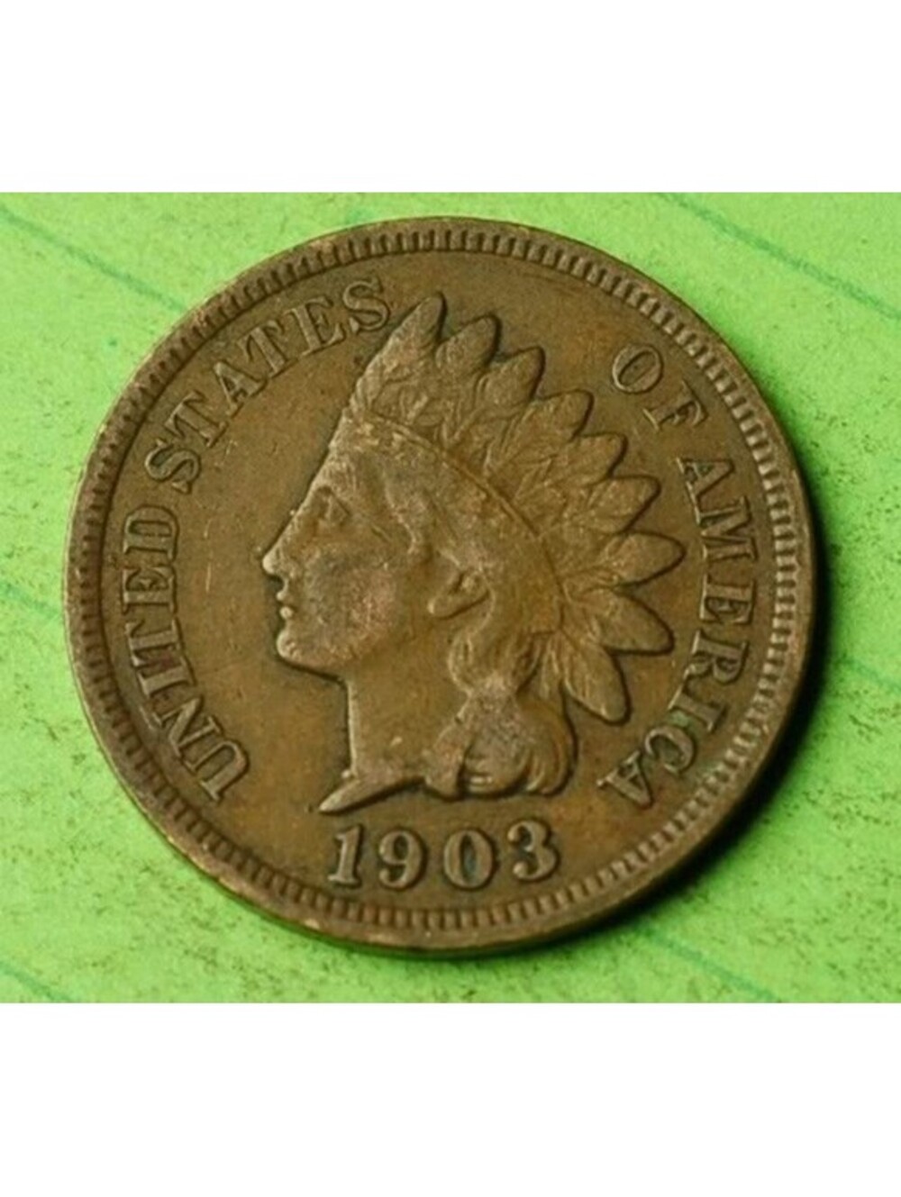 X348 1903 Indian Head Cent Penny 1c - Check Out Our eBay Store - old coin money